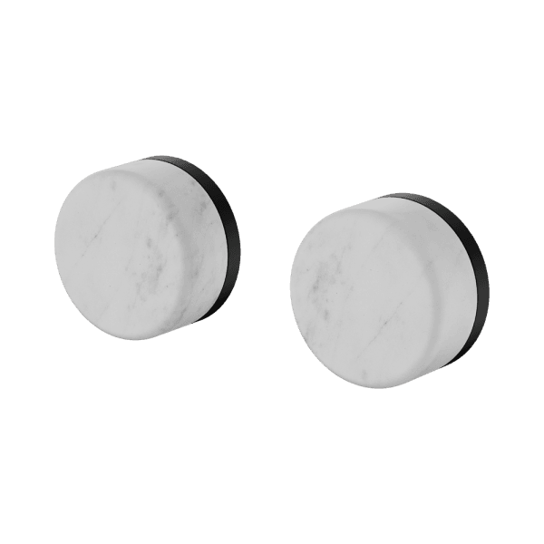 SERENITY WALL TOP ASSEMBLY WITH CARRARA HANDLE MATTE BLACK (24D005MB)