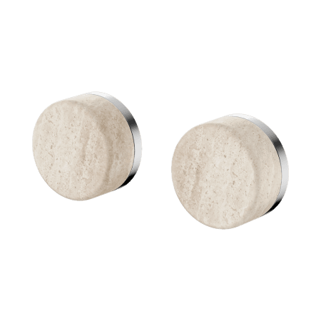 SERENITY WALL TOP ASSEMBLY WITH ROME TRAVERTINE HANDLE CHROME (24D007CH)