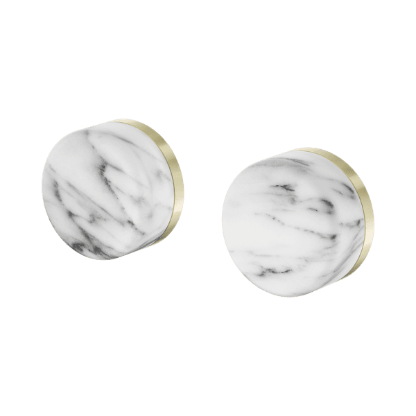 SERENITY WALL TOP ASSEMBLY WITH ARABESCATO CORCHIA HANDLE BRUSHED GOLD (24D008BG)