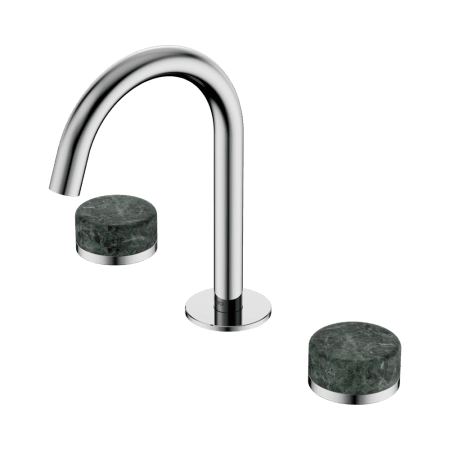 SERENITY BASIN SET ARC SPOUT WITH VERDE ALPI HANDLE CHROME (24D012CH)