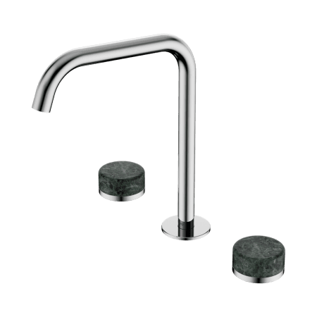 SERENITY BATH/KITCHEN SET EDGE SPOUT WITH VERDE ALPI HANDLE CHROME (24D030CH)
