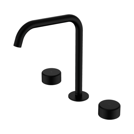 SERENITY BATH/KITCHEN SET EDGE SPOUT WITH METAL HANDLE MATTE BLACK (24D034MB)