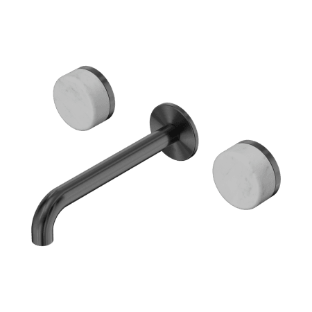 Serenity Wall Basin Set 160/185/220mm Spout With Carrara Handle Gun Metal (24D035GM/24D041GM/24D047GM)