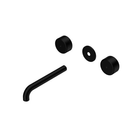 Serenity Wall Basin Set 160/185/220mm Spout With Metal Handle Trim Kit Only Matte Black (24D079MB/24D085MB/24D091MB)