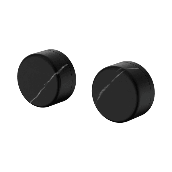 SERENITY WALL TOP ASSEMBLY WITH MARQUINA BLACK HANDLE MATTE BLACK (24D116MB)