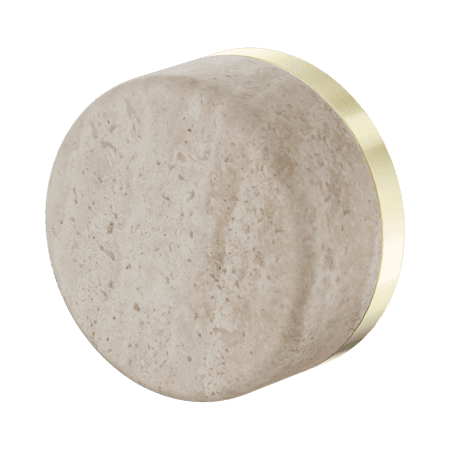 SERENITY SHOWER MIXER WITH ROME TRAVERTINE HANDLE BRUSHED GOLD (24E003BG)
