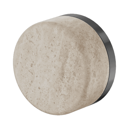 SERENITY SHOWER MIXER WITH ROME TRAVERTINE HANDLE GUN METAL (24E003GM)
