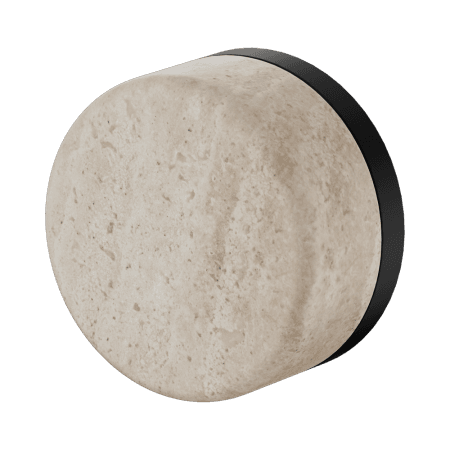 SERENITY SHOWER MIXER WITH ROME TRAVERTINE HANDLE MATTE BLACK (24E003MB)