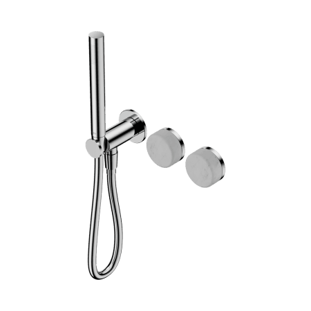 SERENITY SHOWER SYSTEM WITH CARRARA HANDLE AND SLIM SHOWER CHROME (24E019CH)