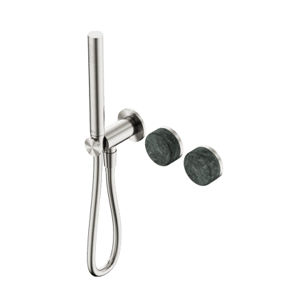 SERENITY SHOWER SYSTEM WITH VERDE ALPI HANDLE AND SLIM SHOWER BRUSHED NICKEL (24E020BN)