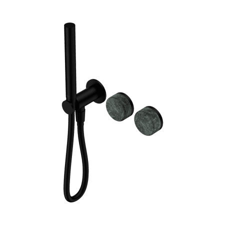 SERENITY SHOWER SYSTEM WITH VERDE ALPI HANDLE AND SLIM SHOWER MATTE BLACK (24E020MB)