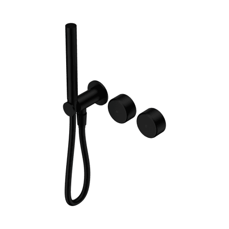 SERENITY SHOWER SYSTEM WITH METAL HANDLE AND SLIM SHOWER MATTE BLACK (24E024MB)