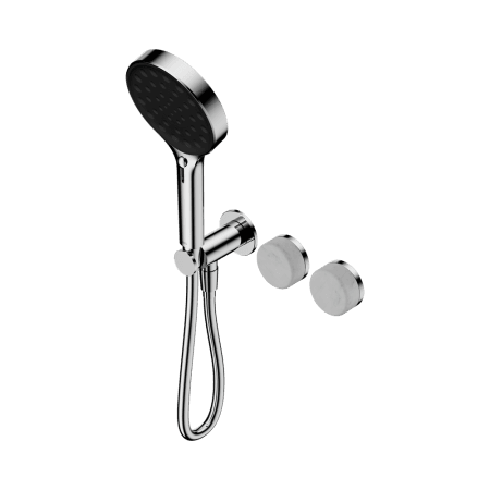 SERENITY SHOWER SYSTEM WITH CARRARA HANDLE AND SERENITY HAND SHOWER CHROME (24E025CH)