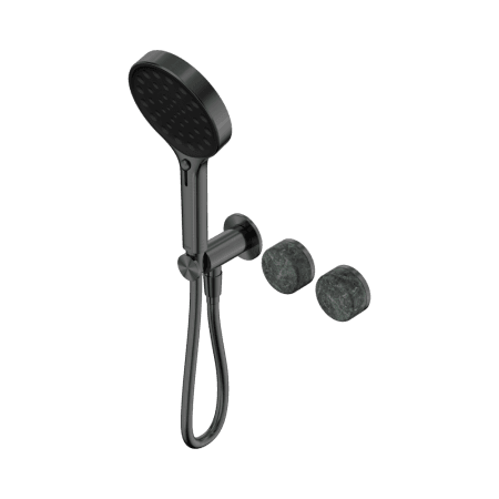 SERENITY SHOWER SYSTEM WITH VERDE ALPI HANDLE AND SERENITY HAND SHOWER GUN METAL (24E026GM)