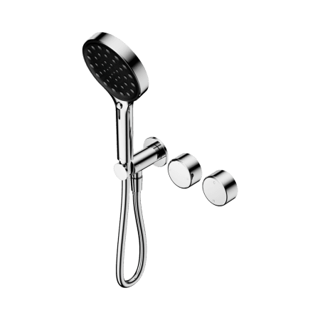 SERENITY SHOWER SYSTEM WITH METAL HANDLE AND SERENITY HAND SHOWER CHROME (24E030CH)