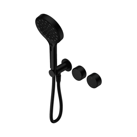 SERENITY SHOWER SYSTEM WITH METAL HANDLE AND SERENITY HAND SHOWER MATTE BLACK (24E030MB)