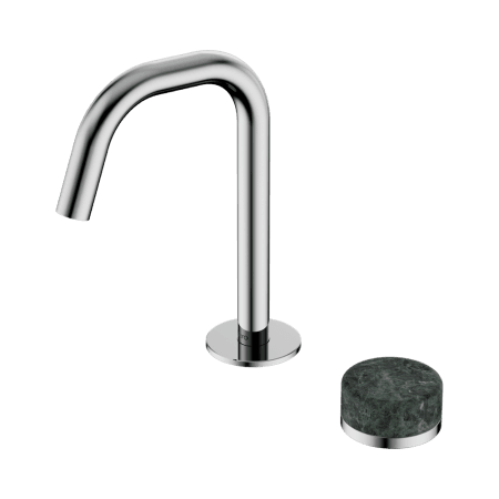 SERENITY BASIN MIXER EDGE SPOUT WITH VERDE ALPI HANDLE CHROME (24E044CH)