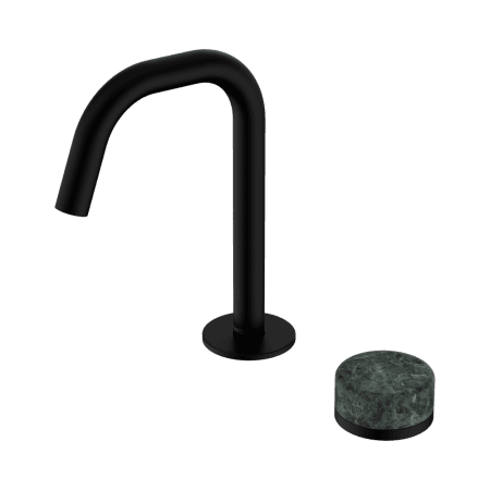 SERENITY BASIN MIXER EDGE SPOUT WITH VERDE ALPI HANDLE MATTE BLACK (24E044MB)