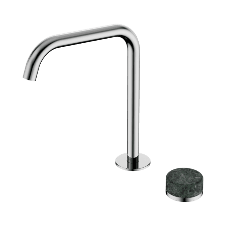 SERENITY BATH/KITCHEN MIXER EDGE SPOUT WITH VERDE ALPI HANDLE CHROME (24E050CH)