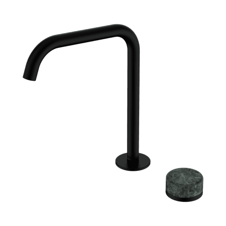 SERENITY BATH/KITCHEN MIXER EDGE SPOUT WITH VERDE ALPI HANDLE MATTE BLACK (24E050MB)