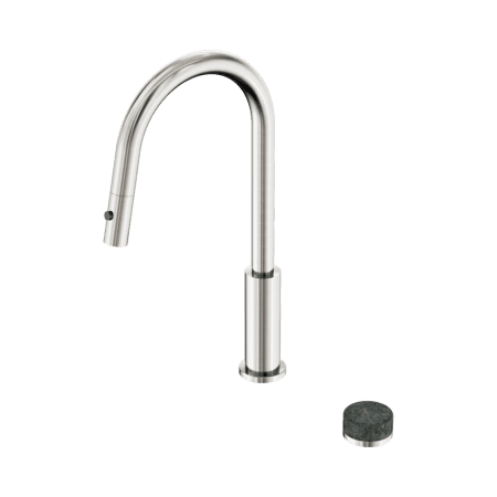 SERENITY PULL OUT KITCHEN SET WITH VERDE ALPI HANDLE BRUSHED NICKEL (24E056BN)