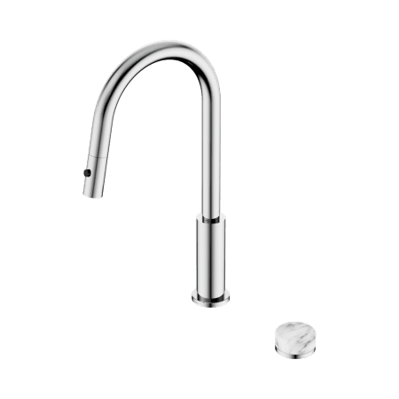 SERENITY PULL OUT KITCHEN SET WITH ARABESCATO CORCHIA HANDLE CHROME (24E058CH)