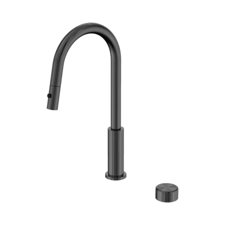 SERENITY PULL OUT KITCHEN SET WITH METAL HANDLE GUN METAL (24E060GM)