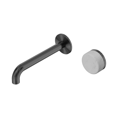 SERENITY Wall Basin Mixer 160/185/220mm Spout With Carrara Handle Gun Metal (24E061GM/24E067GM/24E073GM)