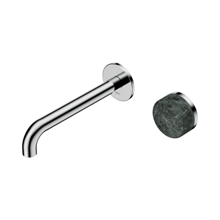 SERENITY Wall Basin Mixer 160/185/220mm Spout With Verde Alpi Handle Chrome (24E062CH/24E068CH/24E074CH)