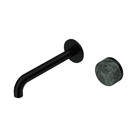 SERENITY Wall Basin Mixer 160/185/220mm Spout With Verde Alpi Handle Matte Black (24E062MB/24E068MB/24E074MB)