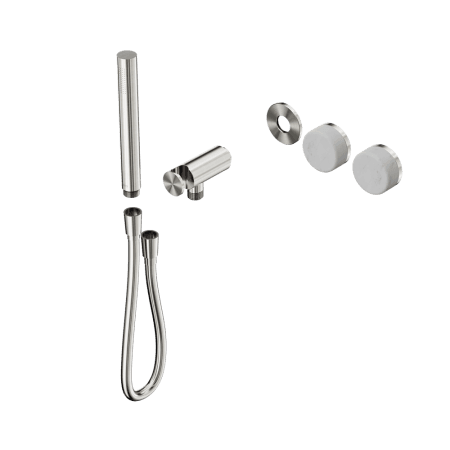SERENITY SHOWER SYSTEM WITH CARRARA HANDLE AND SLIM SHOWER TRIM KIT ONLY BRUSHED NICKEL (24E091BN)