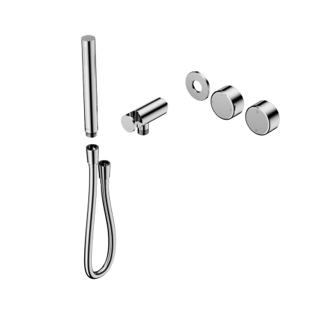 SERENITY SHOWER SYSTEM WITH METAL HANDLE AND SLIM SHOWER TRIM KIT ONLY CHROME (24E096CH)
