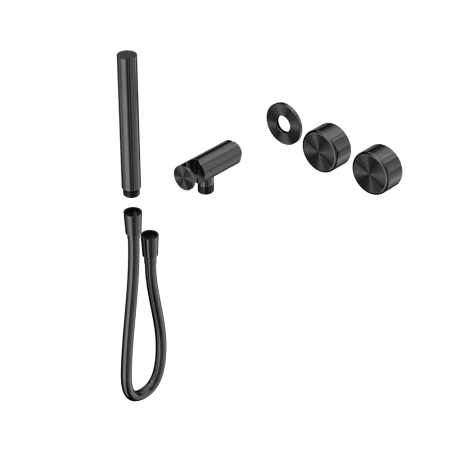 SERENITY SHOWER SYSTEM WITH METAL HANDLE AND SLIM SHOWER TRIM KIT ONLY GUN METAL (24E096GM)