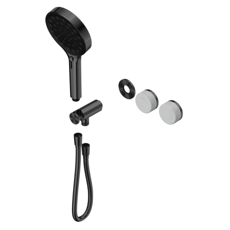SERENITY SHOWER SYSTEM WITH CARRARA HANDLE AND SERENITY HAND SHOWER TRIM KIT ONLY GUN METAL (24E097GM)