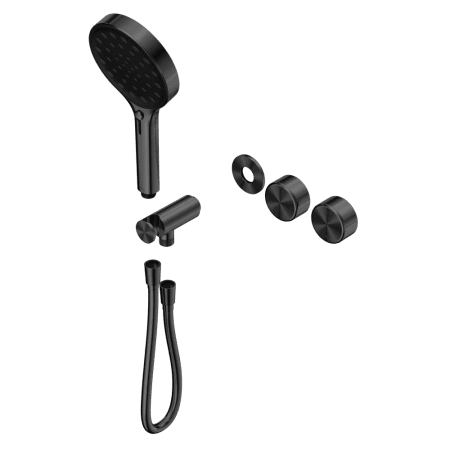 SERENITY SHOWER SYSTEM WITH METAL HANDLE AND SERENITY HAND SHOWER TRIM KIT ONLY GUN METAL (24E102GM)