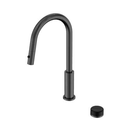 SERENITY PULL OUT KITCHEN SET WITH MARQUINA BLACK HANDLE GUN METAL (24E137GM)
