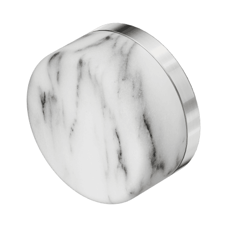 Serenity Arabescato Crochia Handle Brushed Nickle (24C009BN)