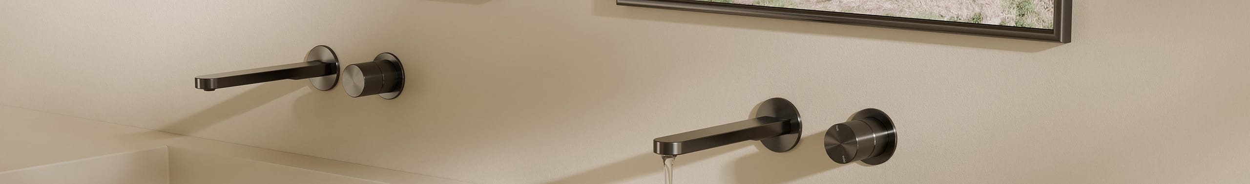 Pure SS316L Shower Mixer Trim Kits Only Graphite (NR172211tGR)