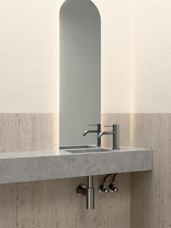 500mm Premium Flexible Mixer Tap Hose Pair Gun Metal (NR506042GM)