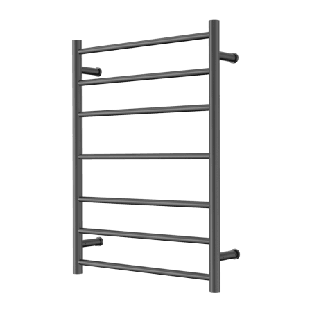 Mecca 240V 7 Bar Heated Towel Ladder Gun Metal (NR190003hGM)