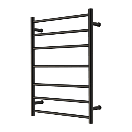 Mecca 240V 7 Bar Heated Towel Ladder Matte Black (NR190003hMB)