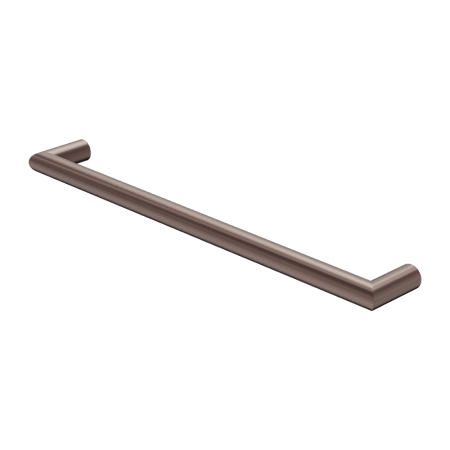 Mecca 240V Single Heated Towel Rail Brushed Bronze (NR1925hBZ)