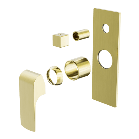 Elgin Shower Mixer With Divertor Trim Kits Only Brushed Gold (NR231411atBG)
