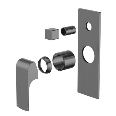Elgin Shower Mixer With Divertor Trim Kits Only Gun Metal (NR231411atGM)