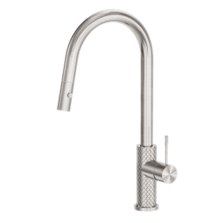 Oria Pull Out Sink Mixer With Vegie Spray Function Brushed Nickel (NR331808BN)