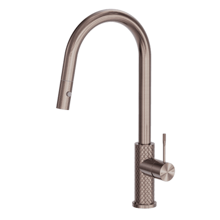 Oria Pull Out Sink Mixer With Vegie Spray Function Brushed Bronze (NR331808BZ)