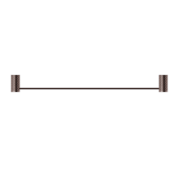 Oria Single Towel Rails 600mm Brushed Bronze (NR3324BZ)