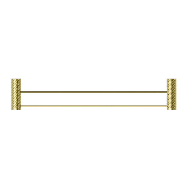 Oria Double Towel Rail 600mm Brushed Gold (NR3324dBG)