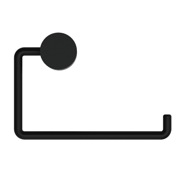 Oria Toilet Roll Holder Matte Black (NR3386MB)
