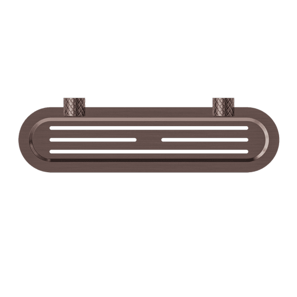 Oria Metal Shower Shelf Brushed Bronze (NR3387aBZ)